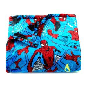 SPIDERMAN SUPER SOFT PLUSH THROW BLANKET THE BIG ONE MARVEL NEW 5X6 FT